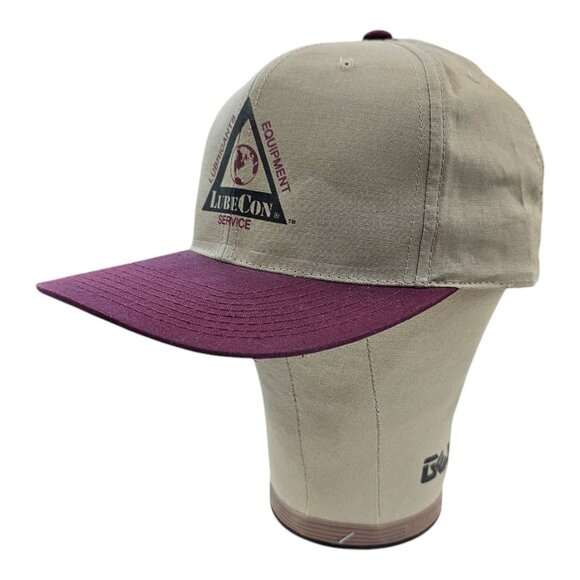 LubeCon Equipment Service Adjustable Snapback Cap Vintage Trucker Baseball Hat - Picture 2 of 13